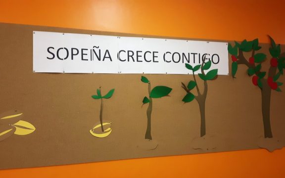 Nuevo lema: Sopeña Crece Contigo